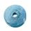 Lazulith Trolleit blau Edelstein Heilstein Donut Anhänger