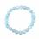 Aquamarin hell blau Edelstein Kugel Stretch Armband