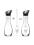 Karaffe era Set | DIAMANT Diamantsplitter (4 ct.) - Bergkristall 1,3 l