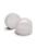 ViA | PRANA WHITE Amethyst - Versteinertes Holz - Chalcedon - Bernstein - Bergkristall