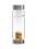 Trinkflasche ViA | GLÜCKSMOMENTE Jade (Nephrit) - Karneol - Orangencalcit - Bergkristall