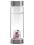 Trinkflasche ViA | WELLNESS Amethyst - Rosenquarz - Bergkristall