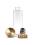Trinkflasche ViA | HERO 24k Gold · Tigerauge · Lapislazuli · Rutilquarz · Schwarzer Turmalin · Bergkristall