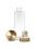 Trinkflasche ViA | SHINE BRIGHT 24k Gold  · Rhodochrosit · Aventurin · Rosenquarz · Bergkristall