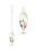 Edelsteinstab Phiole |  SHINE BRIGHT mit 24k Gold  · Rhodochrosit · Aventurin · Rosenquarz · Bergkristall
