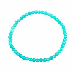 Amazonit Edelstein Kugel Stretch Armband