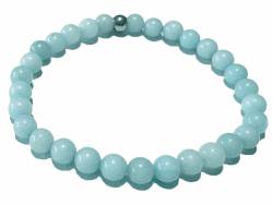 Amazonit mint grün Edelstein Kugel Elastik Stretch Armband Längen Wahl