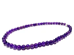 Amethyst Edelstein Stretch Fußkettchen Größenwahl