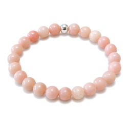 Andenopal pink rosa Edelstein Stretch Armband Längen Wahl