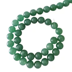 Aventurin grün Kugel Edelstein Halskette 10mm Größenwahl