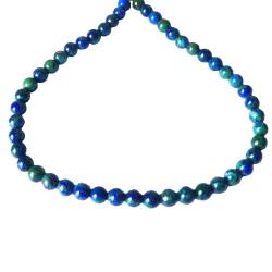 Azurit-Malachit Edelstein Kugel Halskette blau grün Größenwahl