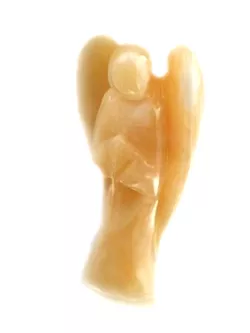 Calcit gelb Orangencalcit Edelstein Engel Schutzengel 7,5 cm