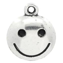 Emoji Smiley Charm lachend wählbar mit Karabinerhaken oder Handyband