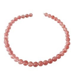 Erdbeerquarz Cherryquarz Edelstein Kette Größenwahl