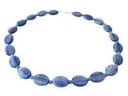 Disthen Kyanit blau Edelstein Designer Halskette Kette