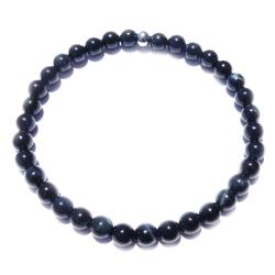 Falkenauge Edelstein Armband blau schwarz Größenwahl