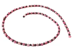 WIDDER: Granat rot Rubellit rosa Sternzeichen Halskette Längenwahl