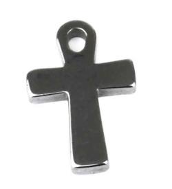 Hämatit Blutstein Edelstein Kreuz Ketten Anhänger Bohrung