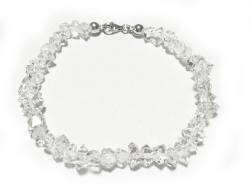 Herkimer kristallklar Nugget Edelstein Armband Längenwahl