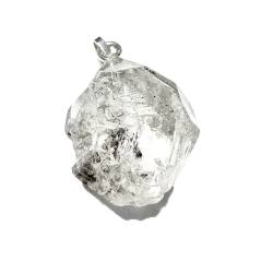 Herkimer Diamant Edelstein Ketten Anhänger RESTPOSTEN