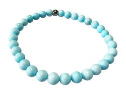 Jade hellblau Kugel 6 mm Edelstein Stretch Armband Längen Wahl