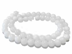 Jade weiß Edelstein Kette Längenwahl