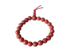 Jaspis rot Buddha Edelstein Elastik Armband