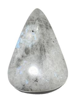 Labradorit Cabochon Tropfen Edelstein Anhänger Kettenanhänger quer gebohrt groß