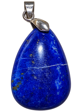 Lapislazuli Lapis blau Tropfen Ketten Anhänger Silberöse RESTPOSTEN