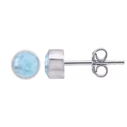 Larimar Echtsilber Edelstein Ohrstecker