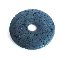 Lava Donut schwarz 4 cm