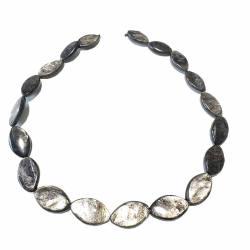 Muskovit Navette Edelstein Halskette Längen Wahl