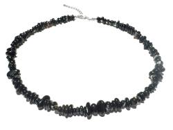 Onyx schwarz Edelstein Barock Kette- SELBSTBEWUSSTSEIN -