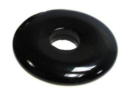 Onyx Edelstein Donut Ketten Anhänger 4 cm
