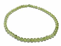 Peridot Olivin grün Edelstein Stretch Armband Längenwahl