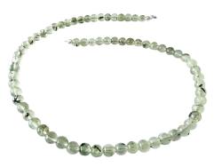 Prehnit Edelstein Kugel Kette grün 6mm Längenwahl