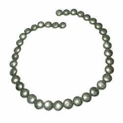 Pyrit Disk Edelstein Kette Halskette Längenwahl