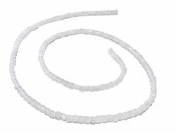 Regenbogenmondstein Edelstein Würfel Kette Halskette Collier weiß