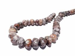 Ryolith Edelstein Button Halskette Kette Längenwahl