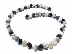 Sardonyx Würfel Edelstein Kette Längen Wahl