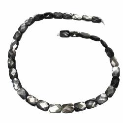 Perlmutt Schwarzperlmutt facettiert Halskette Perlmuttkette Längenwahl