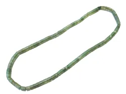 Serpentin Chinajade grün Edelstein Walzen Stretch Fußkettchen Längenwahl