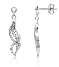 ...Echtsilber Ohrschmuck Zirkonia.