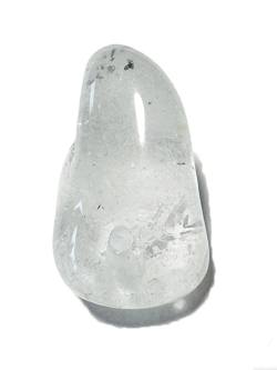 Topas Silbertopas freeform Trommelstein Edelstein Anhänger gebohrt