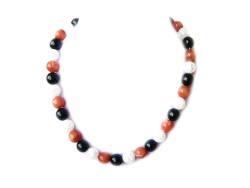 STEINBOCK: Edelstein Sterrnzeichen Halskette Kette Mondstein Bergkristall Onyx