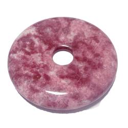 Thulit rot Edelstein Donut 4 cm