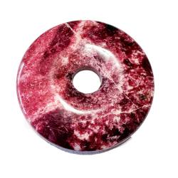 Thulit rot Edelstein Donut 4 cm