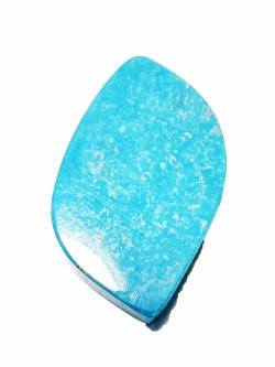 Türkis Edelstein Cabochon Kettenanhänger quer gebohrt Mexiko Phönix Flügel