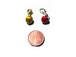 Glöckchen Charm Anhänger Karabinerhaken