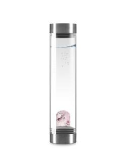 Karaffe SANA Premium | LIEBE & LEIDENSCHAFT Rosenquarz · Granat · Mondstein · Bergkristall